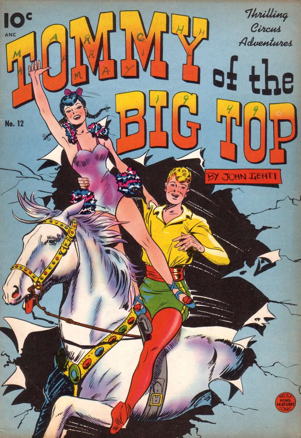 Book Cover For Tommy of the Big Top 12 (alt) - Version 2