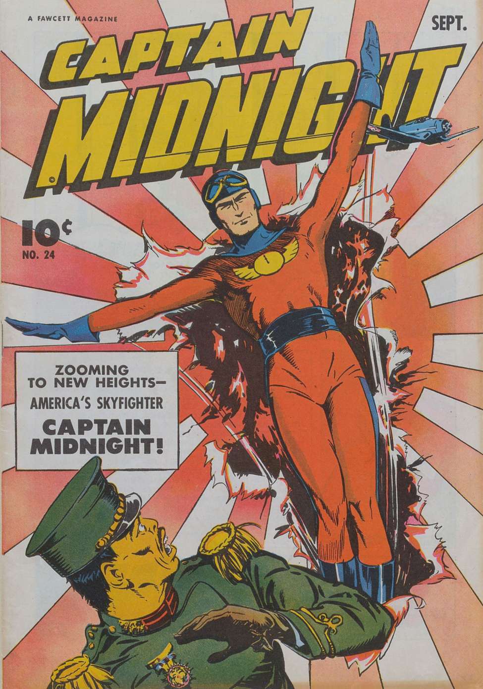 Comic Book Cover For Captain Midnight 24