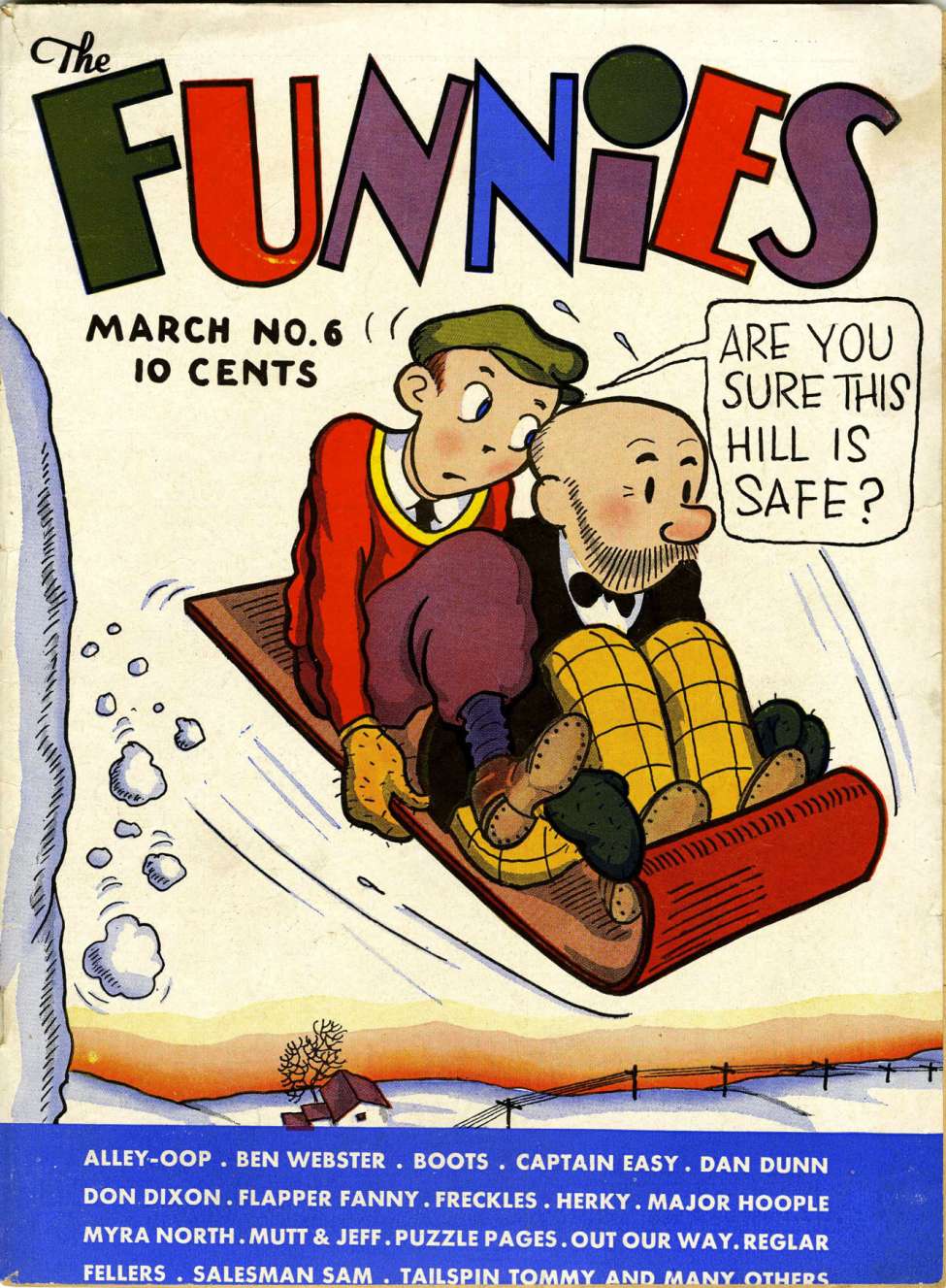 Comic Book Cover For The Funnies 6