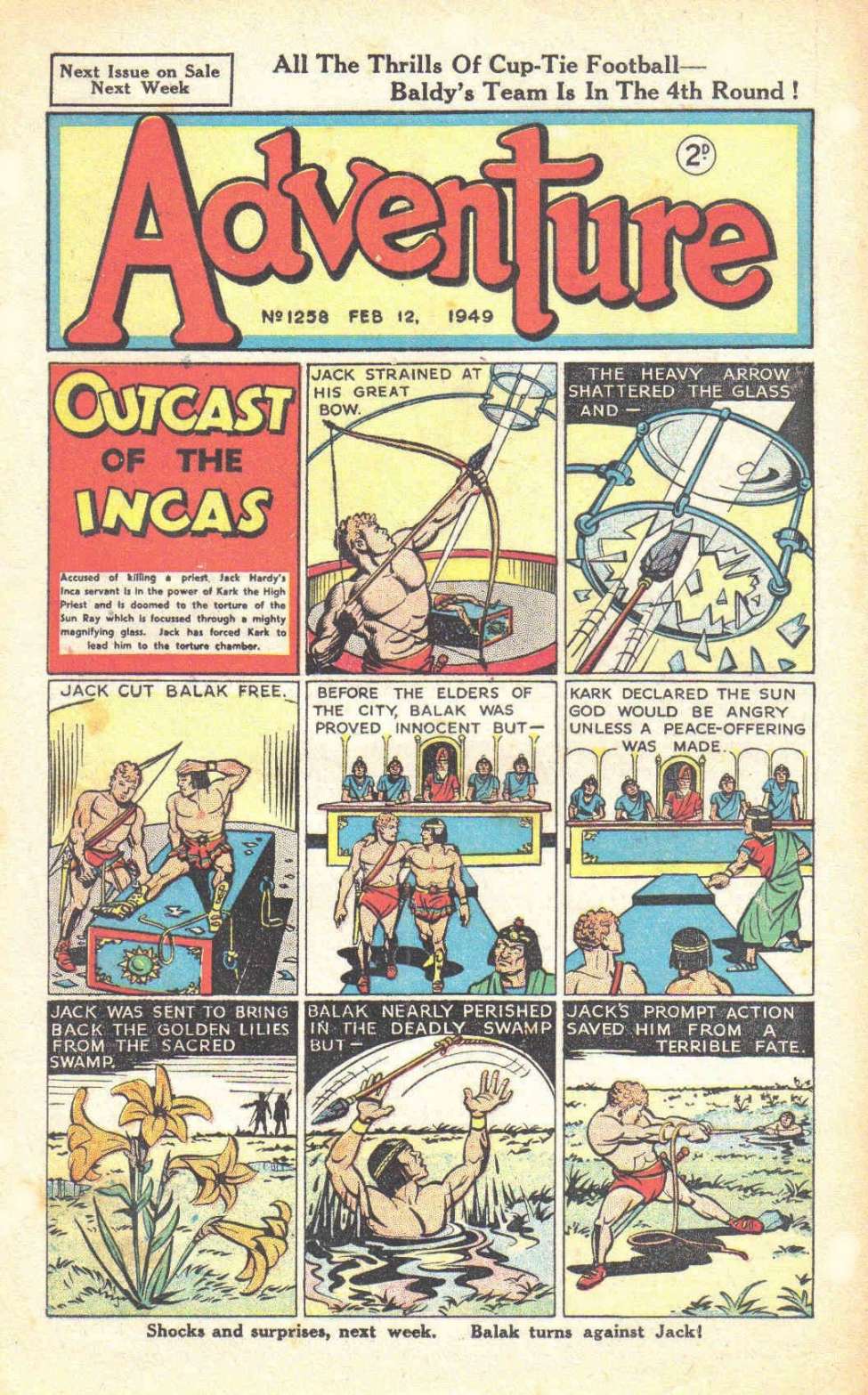 Comic Book Cover For Adventure 1258