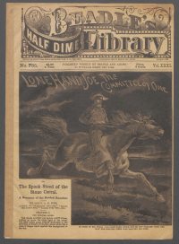 Large Thumbnail For Beadle's Half Dime Library 785 - Lone Hand Joe, the Committee of One