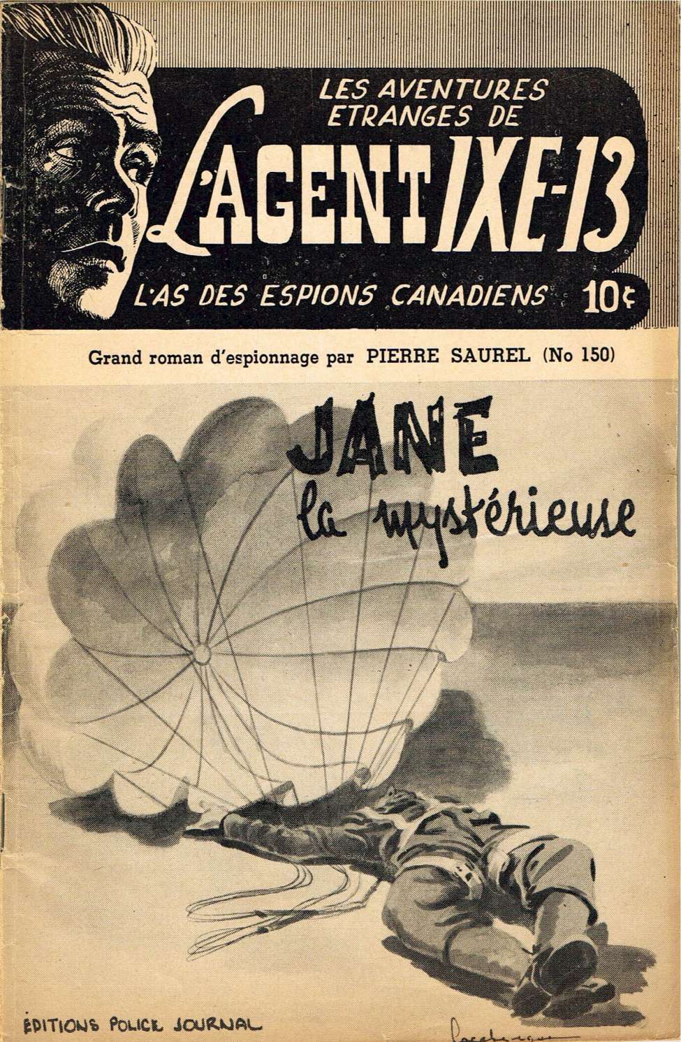 Comic Book Cover For L'Agent IXE-13 v2 150 - Jane la mystérieuse