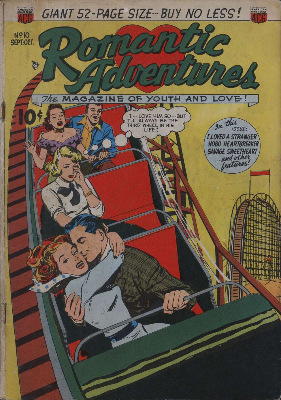 Comic Book Cover For Romantic Adventures 10