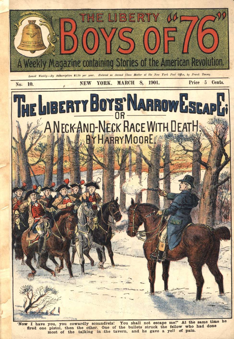 Book Cover For The Liberty Boys of 76 10 - The Liberty Boys' Narrow Escape