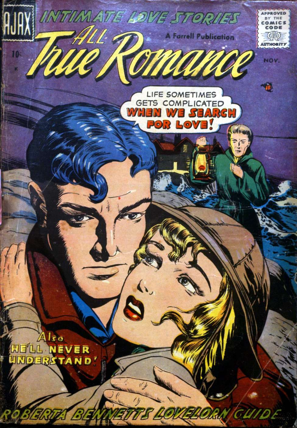 Comic Book Cover For All True Romance 32 (4)