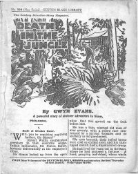 Large Thumbnail For Sexton Blake Library S2 390 - Death in the Jungle