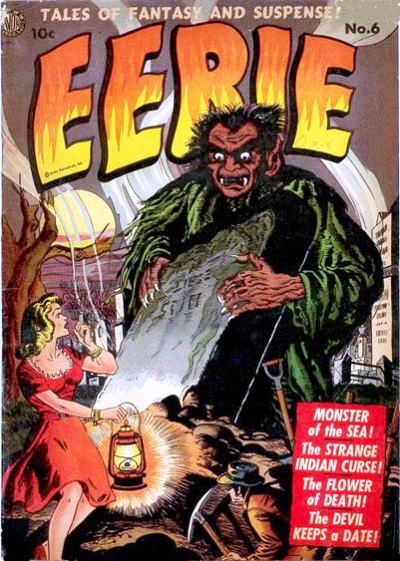 Comic Book Cover For Eerie 6