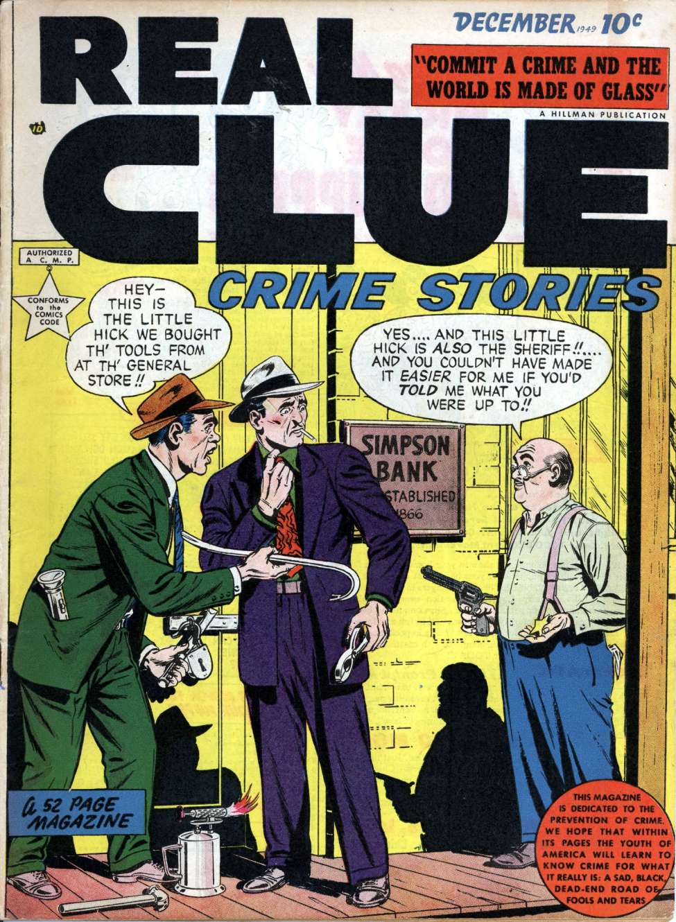 Book Cover For Real Clue Crime Stories v4 10