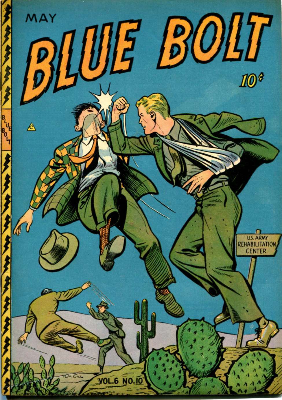 Comic Book Cover For Blue Bolt v6 10