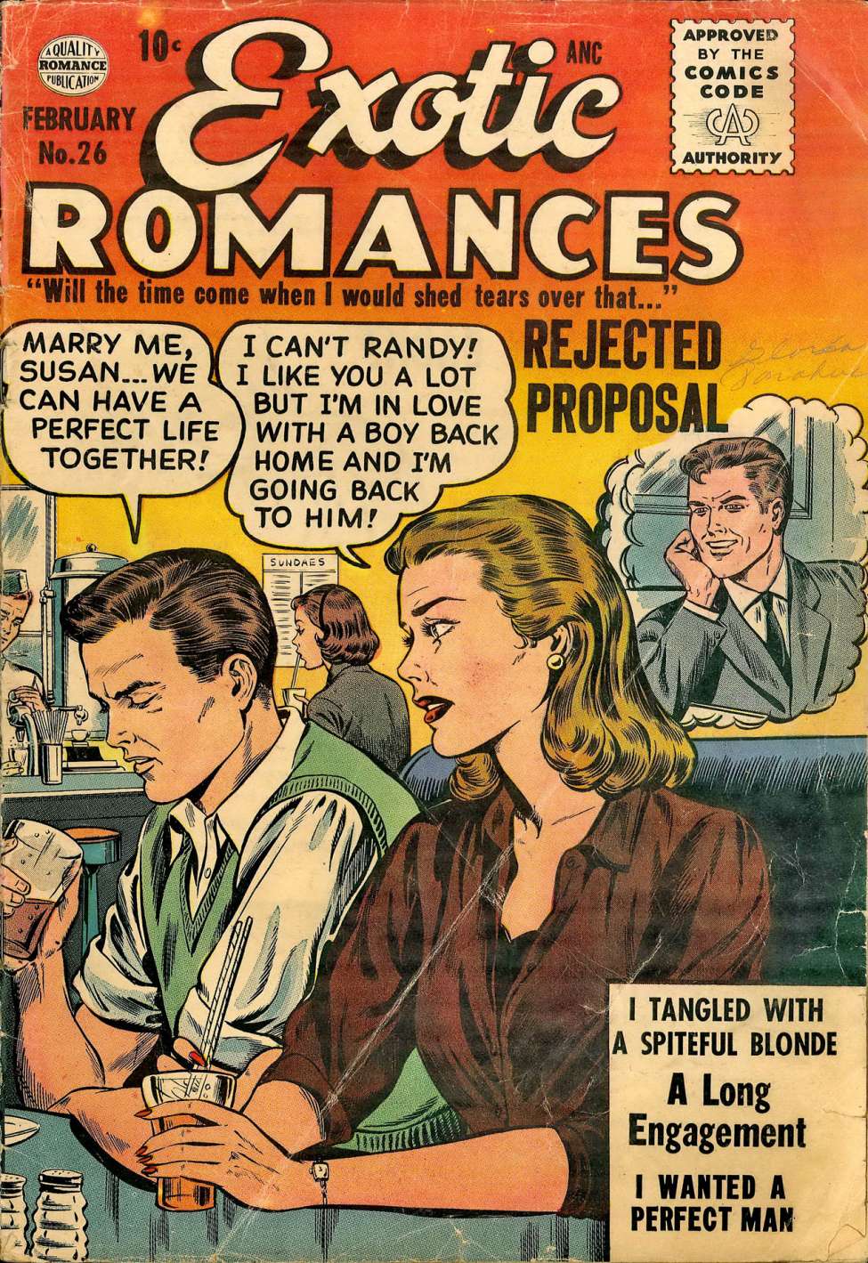 Comic Book Cover For Exotic Romances 26