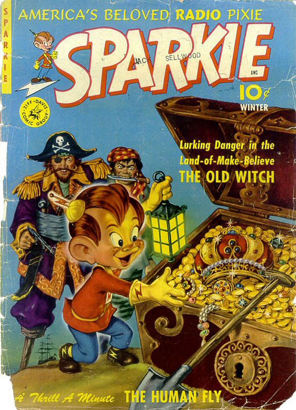 Comic Book Cover For Sparkie, Radio Pixie 1