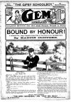 Cover For The Gem v2 187 - Bound By Honour