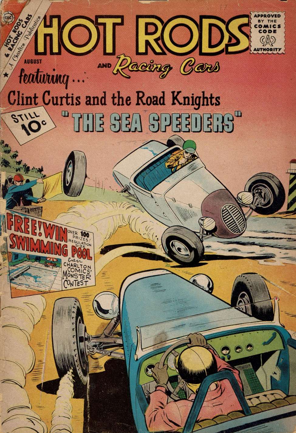 Comic Book Cover For Hot Rods and Racing Cars 53 - Version 1