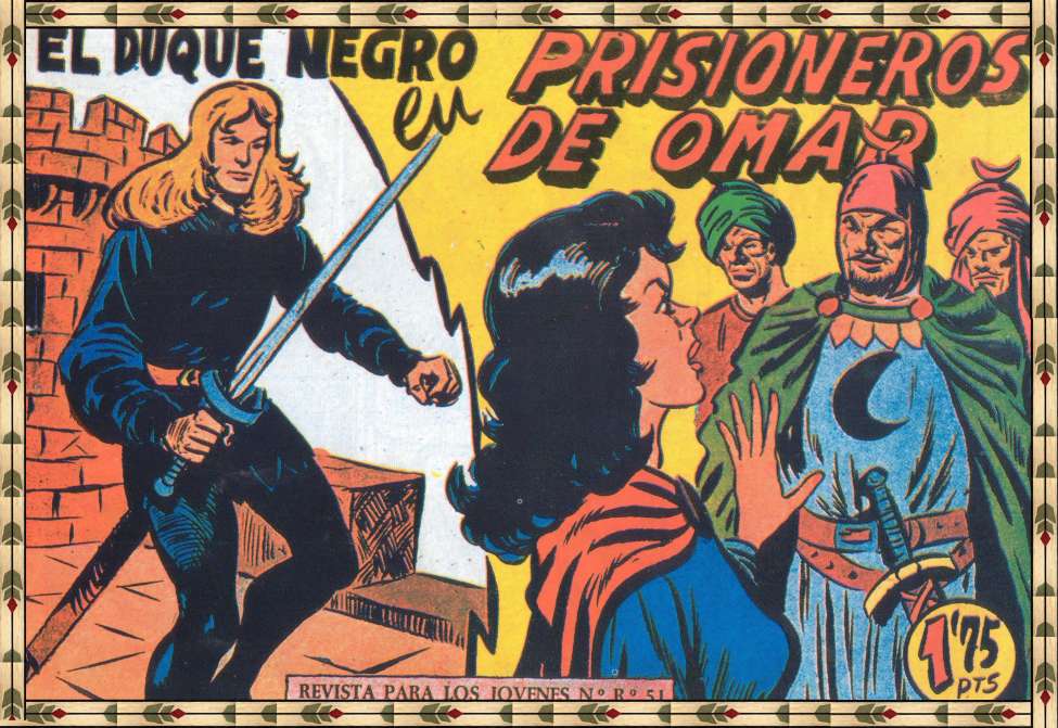 Book Cover For El Duque Negro 12 - Prisioneros De Omar