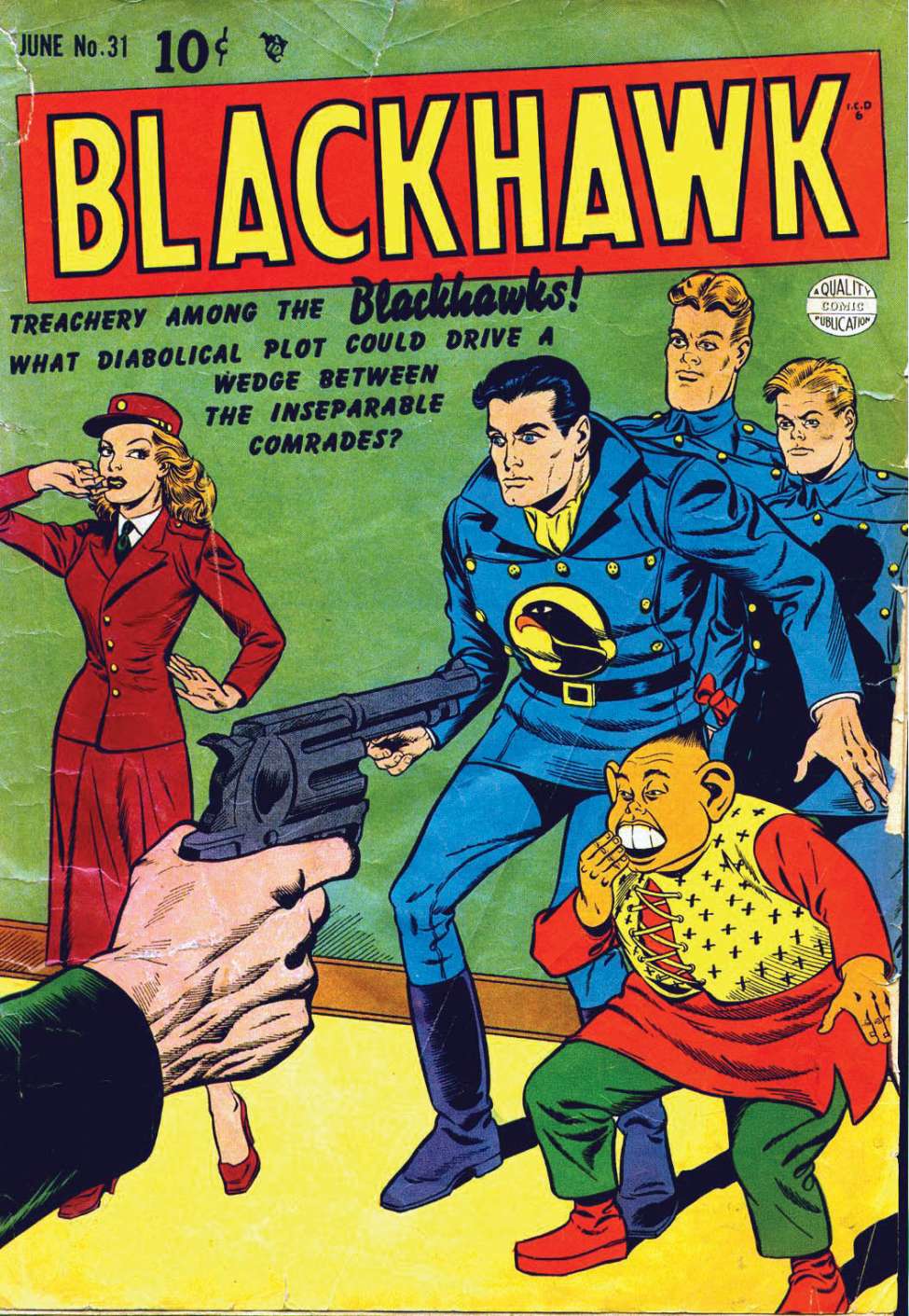 Comic Book Cover For Blackhawk 31 - Version 2