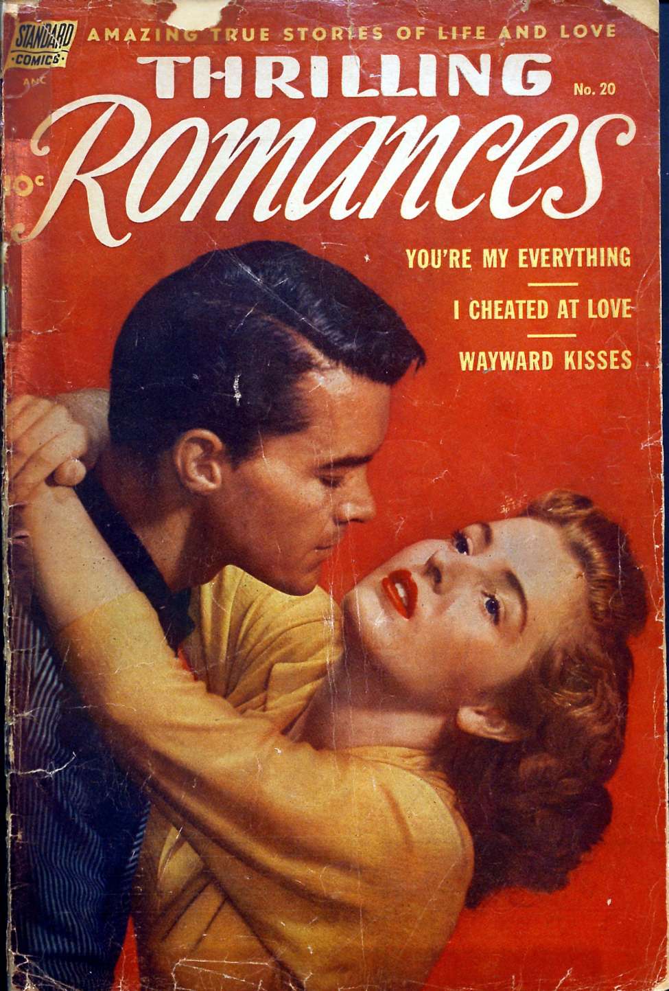 Comic Book Cover For Thrilling Romances 20