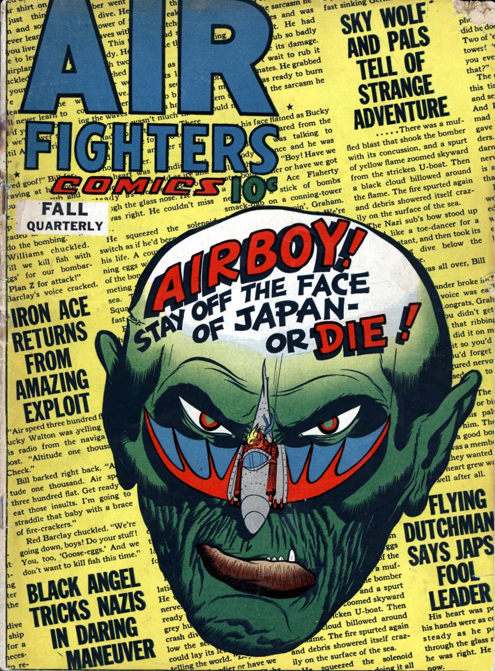 Comic Book Cover For Air Fighters Comics v2 8 (alt)