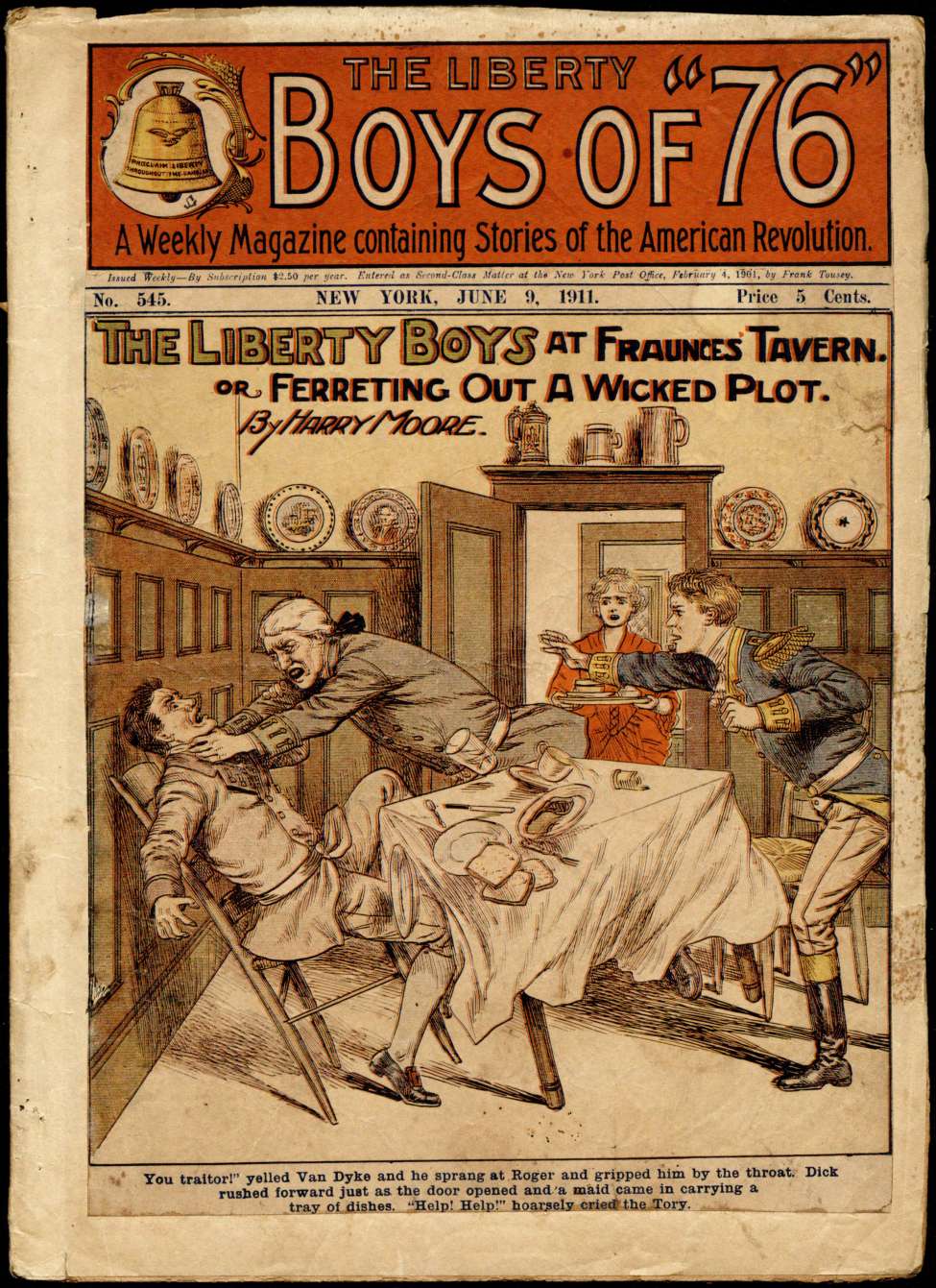 Book Cover For The Liberty Boys of 76 545 - The Liberty Boys at Fraunces' Tavern