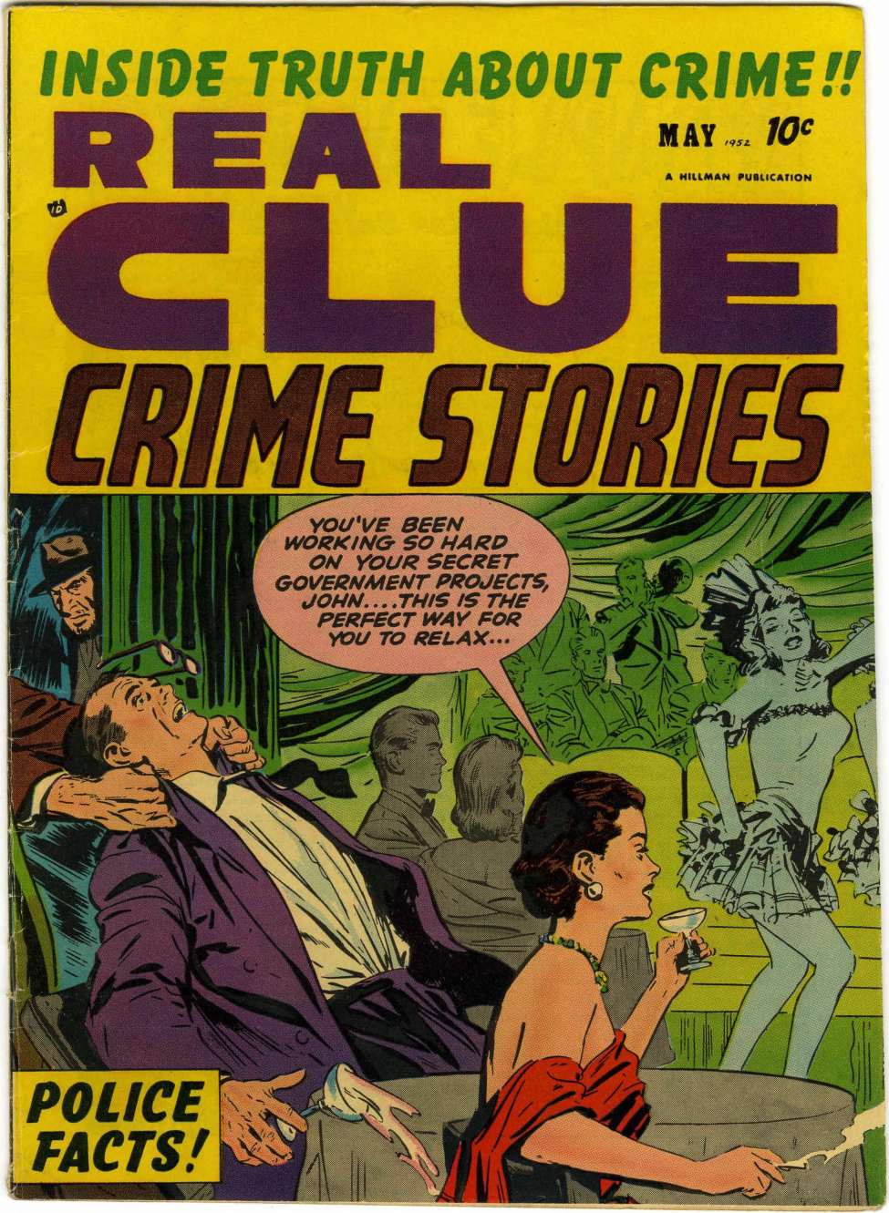 Book Cover For Real Clue Crime Stories v7 3