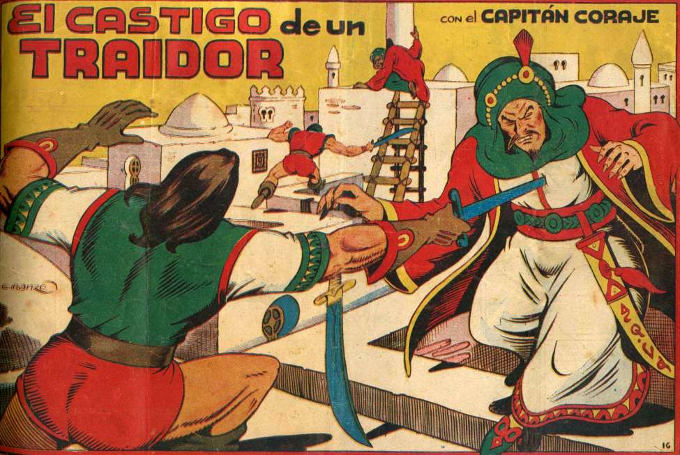Comic Book Cover For El Capitán Coraje 16 El castigo de un traidor