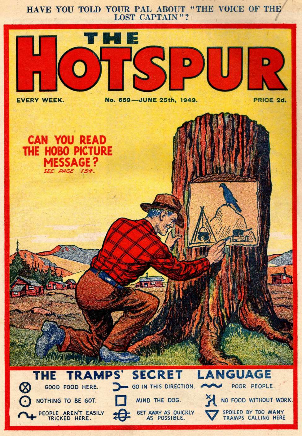 Comic Book Cover For The Hotspur 659