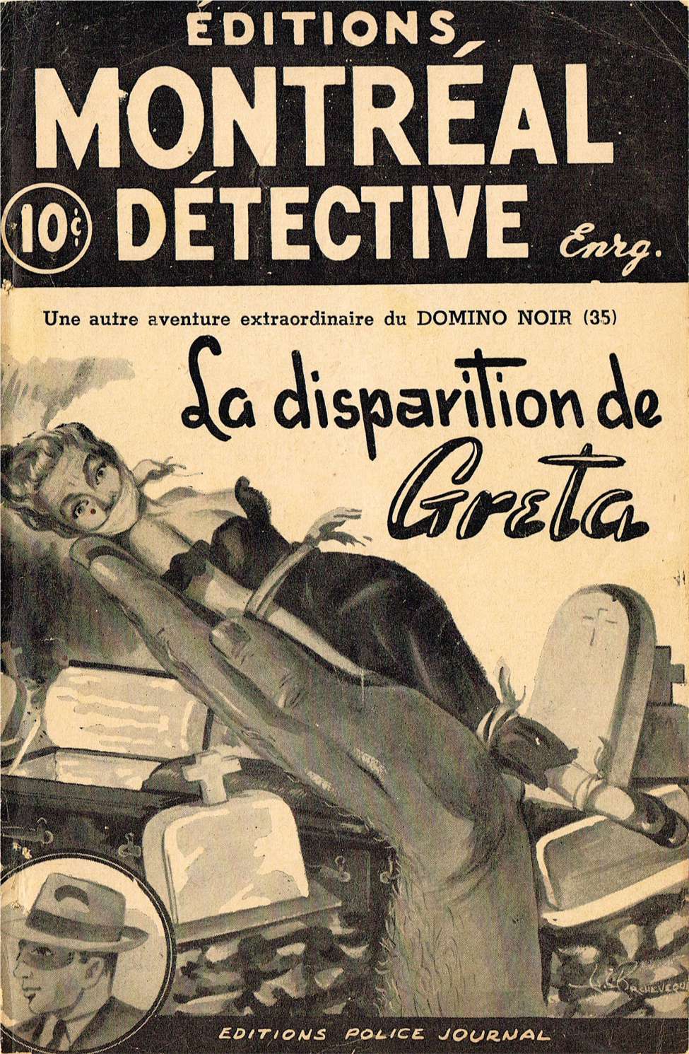 Comic Book Cover For Domino Noir v2 35 - La disparition de greta