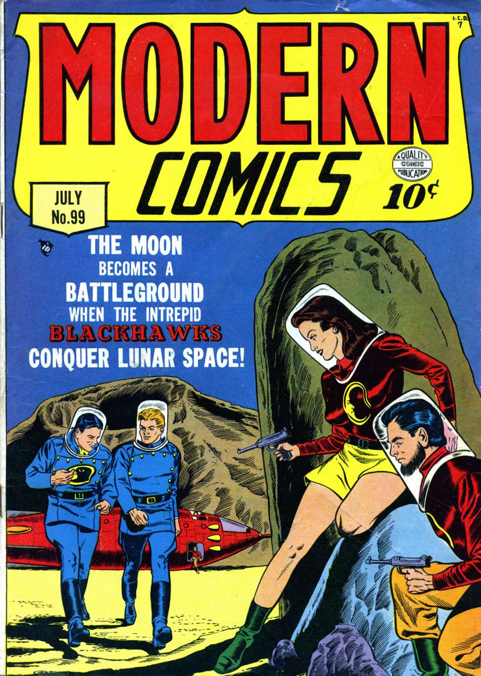 Comic Book Cover For Modern Comics 99