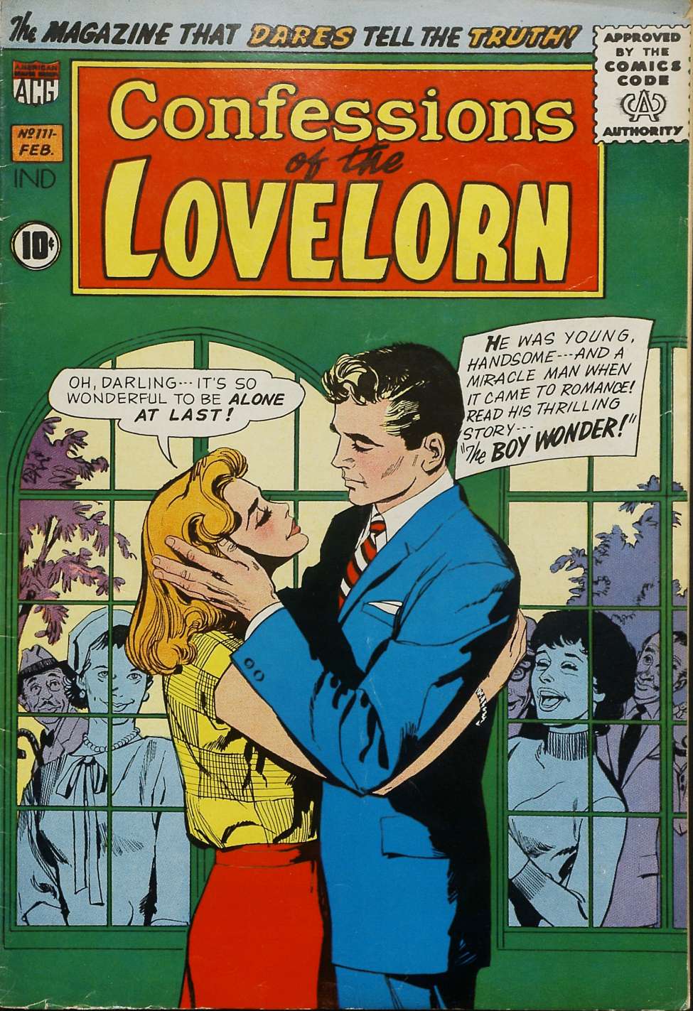 Comic Book Cover For Confessions of the Lovelorn 111
