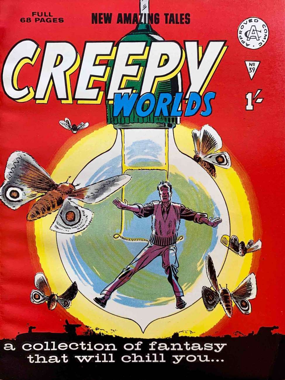 Book Cover For Creepy Worlds 39