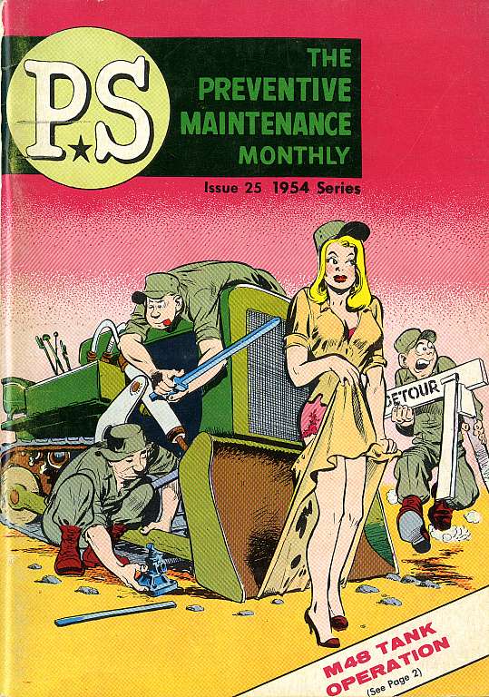 Comic Book Cover For PS Magazine 25