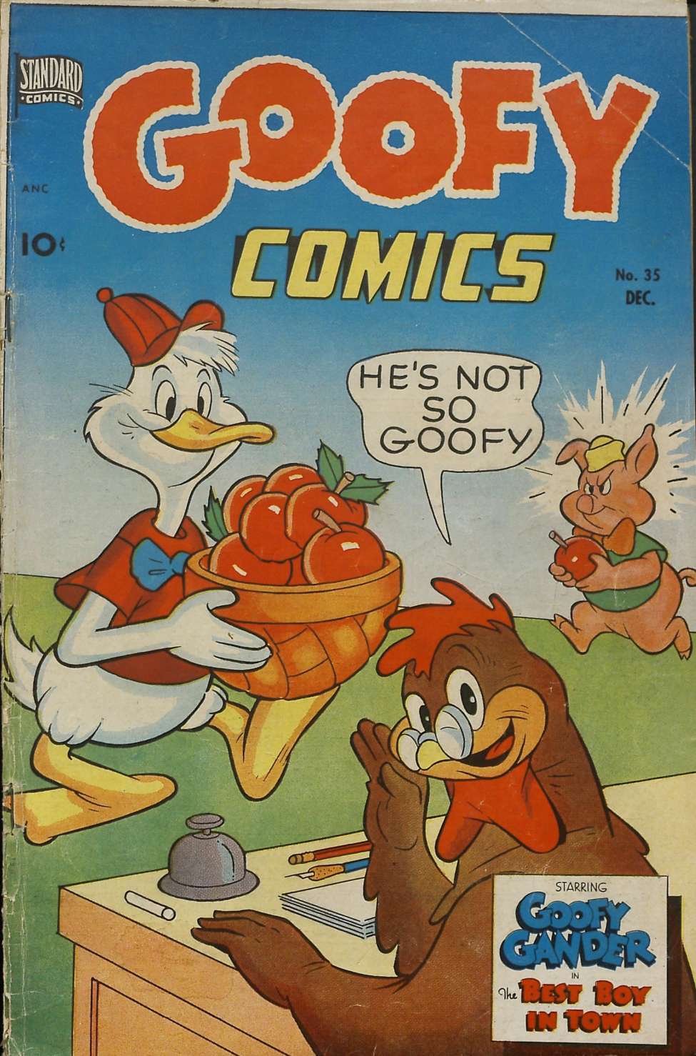 Comic Book Cover For Goofy Comics 35