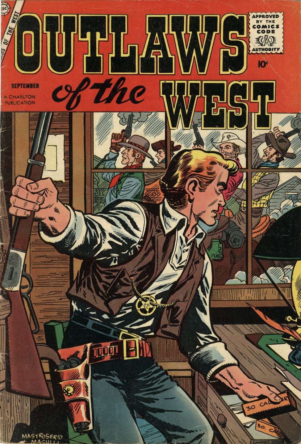 Comic Book Cover For Outlaws of the West 16