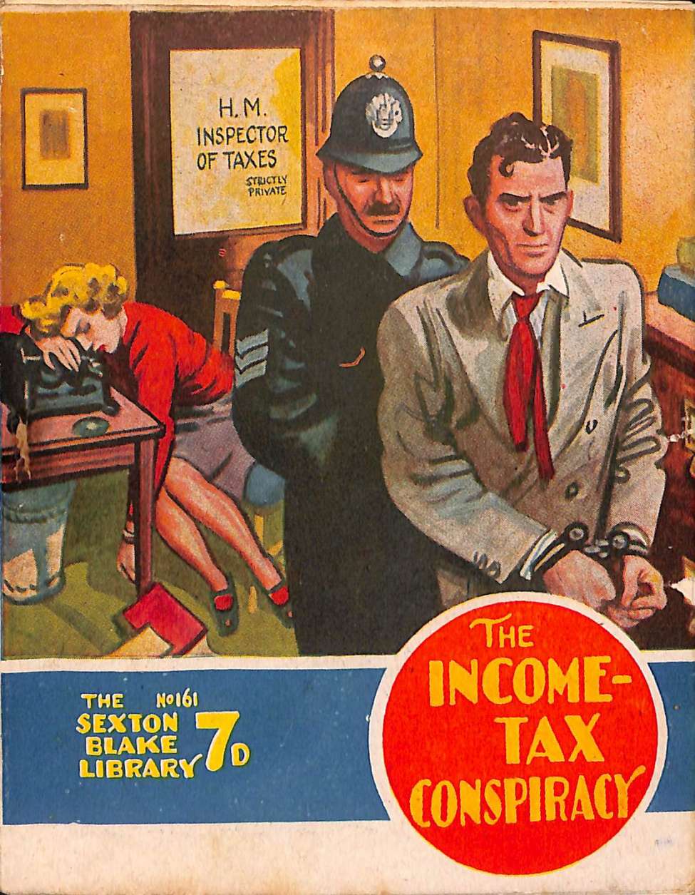 Book Cover For Sexton Blake Library S3 161 - The Income-Tax Conspiracy