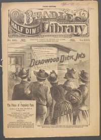 Large Thumbnail For Beadle's Half Dime Library 590 - Deadwood Dick Jr.'s Decree