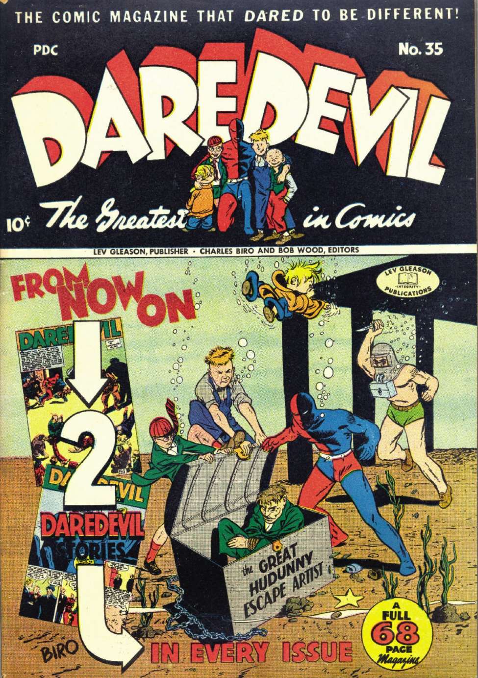 Comic Book Cover For Daredevil Comics 35