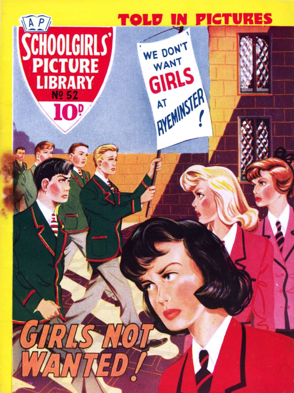 Book Cover For Schoolgirls' Picture Library 52 - Girls Not Wanted