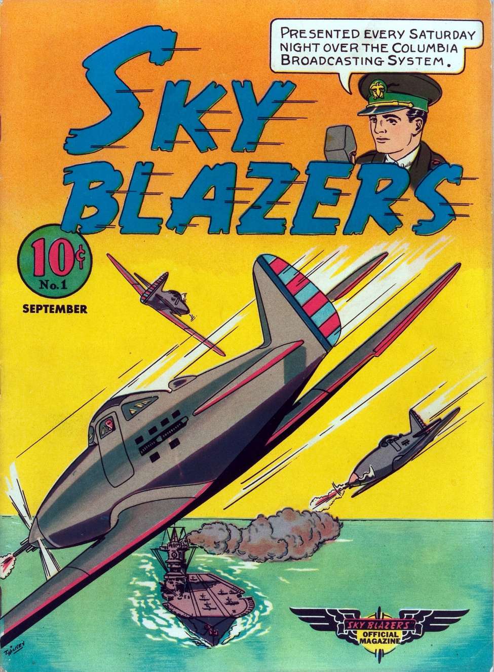 Comic Book Cover For Sky Blazers 1