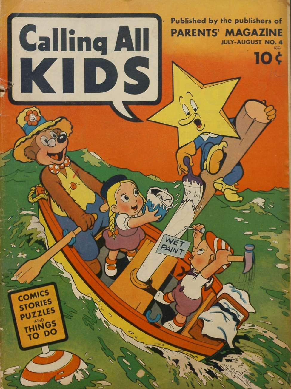 Comic Book Cover For Calling All Kids 4