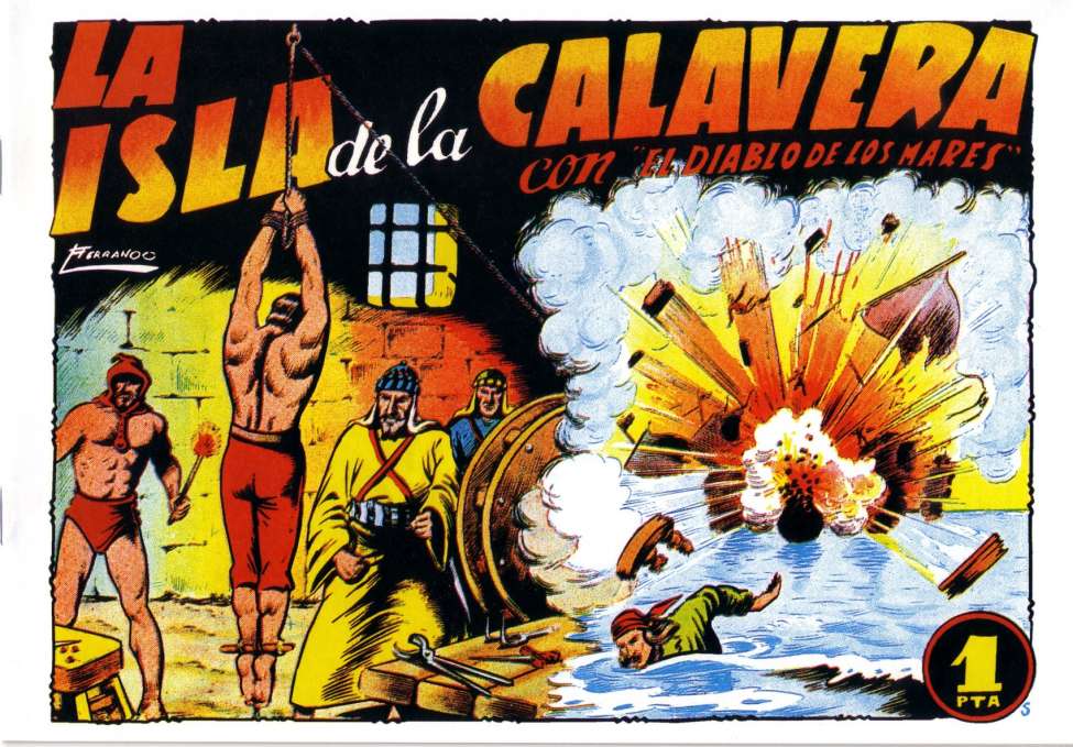 Comic Book Cover For El Diablo de los Mares 5 - La Isla de la Calavera