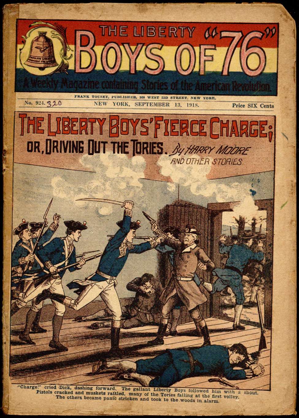Book Cover For The Liberty Boys of 76 924 - The Liberty Boys' Fierce Charge