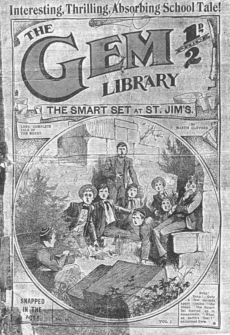 Comic Book Cover For The Gem v1 26 - The Smart Set at St. Jim’s