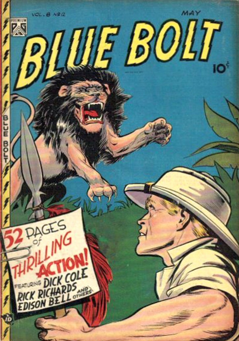 Book Cover For Blue Bolt v8 12