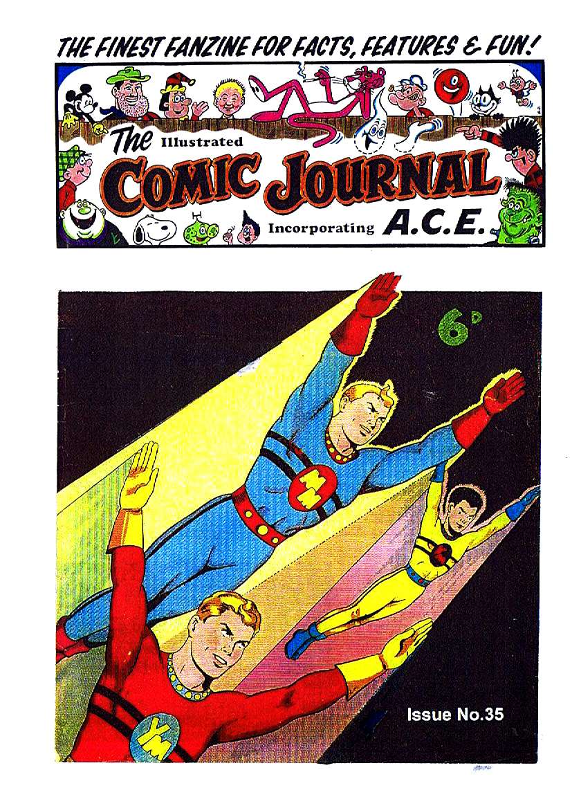 Book Cover For The Illustrated Comic Journal 35