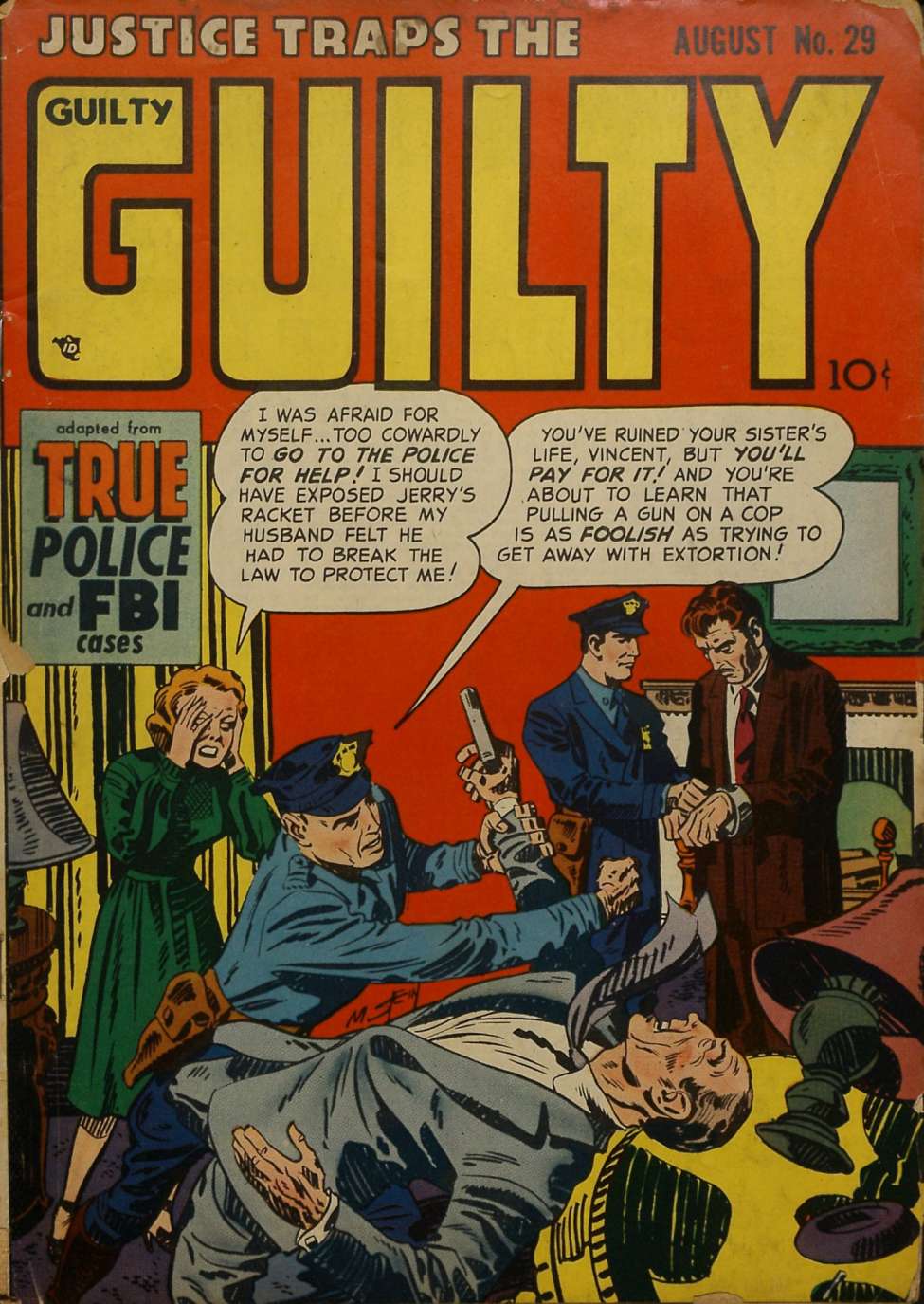 Comic Book Cover For Justice Traps the Guilty 29
