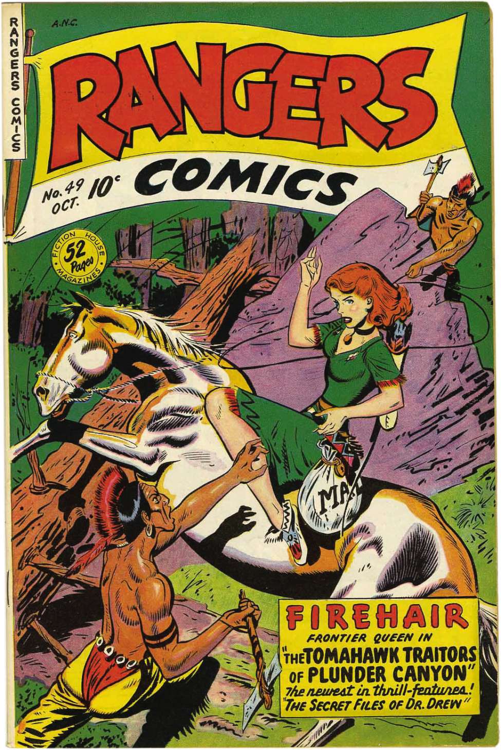 Comic Book Cover For Rangers Comics 49