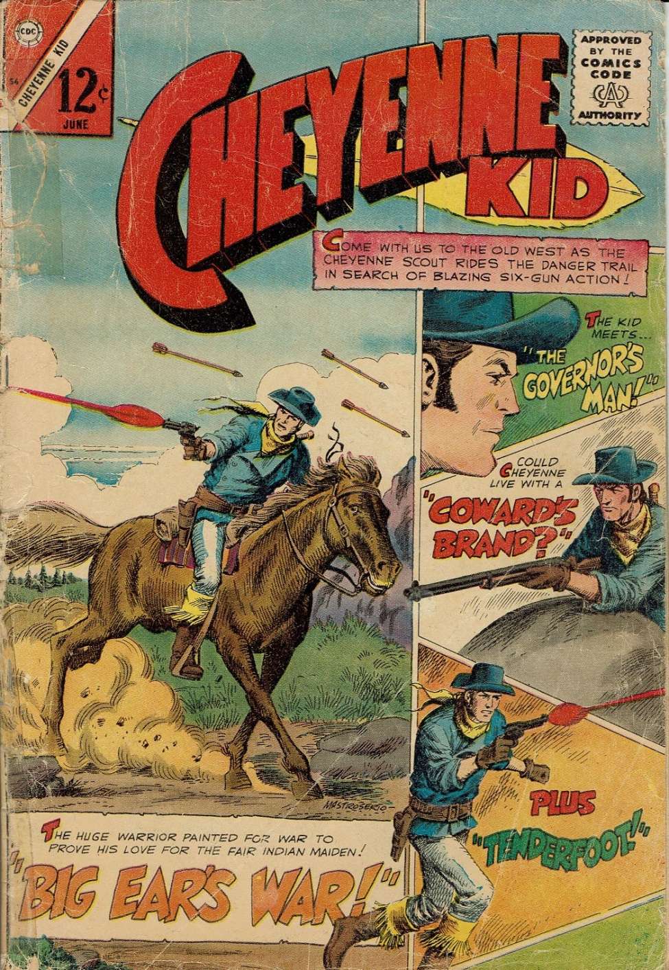 Comic Book Cover For Cheyenne Kid 56