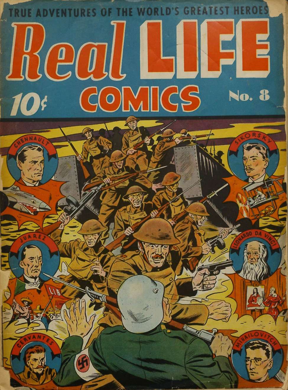 Comic Book Cover For Real Life Comics 8