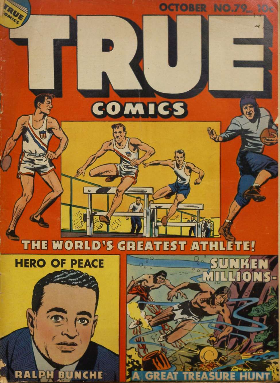 Comic Book Cover For True Comics 79
