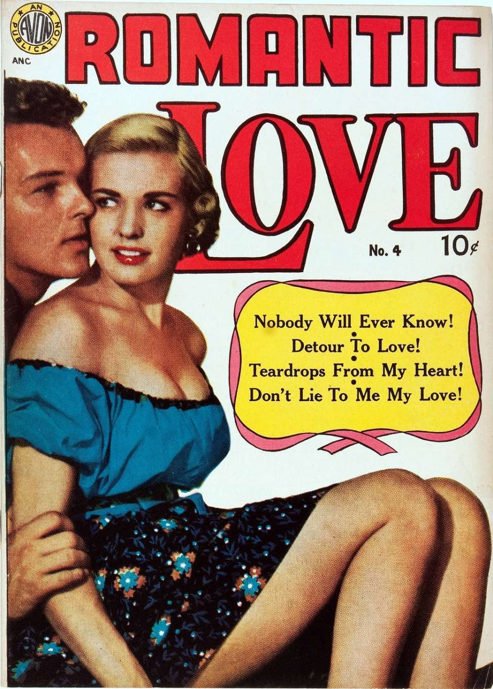 Comic Book Cover For Romantic Love 4
