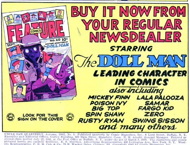 Comic Book Cover For House Ads